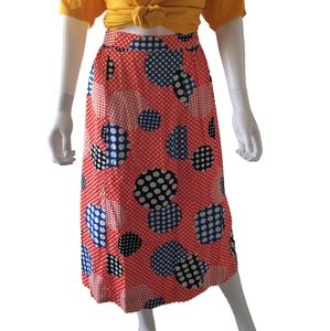 Vintage 70s Polka Dot Skirt